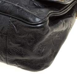 مملوكة مسبقًا Louis Vuitton Black Monogram Empreinte Leather Rubel Shoulder Bag