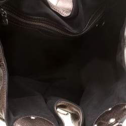 مملوكة مسبقًا حقيبة هوبو لوي فيتون موردور جلد ماهينا مونوغرامية ميتاليك