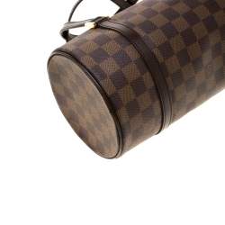 Pre Owned Louis Vuitton Damier Ebene Canvas Papillon 28 Bag