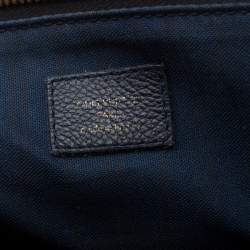 Pre Owned حقيبة لوي فيتون لومينوس جلد إمبراينت سوداء PM