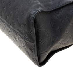 Pre Owned حقيبة لوي فيتون لومينوس جلد إمبراينت سوداء PM