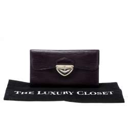 Louis Vuitton Cassis Epi Leather Eugenie Wallet