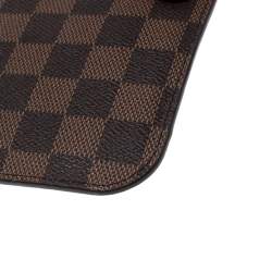 Louis Vuitton Damier Ebene Canvas Neverfull PM Zipped Pochette