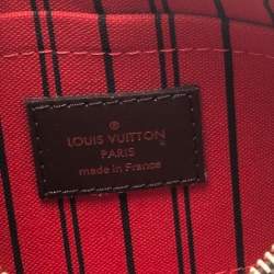 Louis Vuitton Damier Ebene Canvas Neverfull PM Zipped Pochette