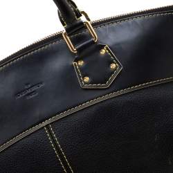 مملوكة مسبقًا Louis Vuitton Black Suhali Leather Lockit MM Bag