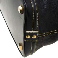 مملوكة مسبقًا Louis Vuitton Black Suhali Leather Lockit MM Bag