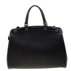 Pre Owned Louis Vuitton Black Epi Leather Brea MM Bag
