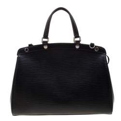 Pre Owned Louis Vuitton Black Epi Leather Brea MM Bag