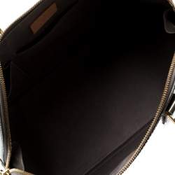 Pre Owned Louis Vuitton Vert Bronze Monogram Vernis Alma PM Bag