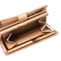 Louis Vuitton Rose Florentine Monogram Vernis French Wallet