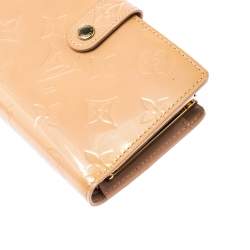 Louis Vuitton Rose Florentine Monogram Vernis French Wallet