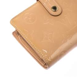Louis Vuitton Rose Florentine Monogram Vernis French Wallet