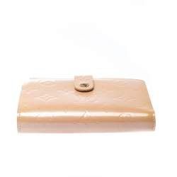 Louis Vuitton Rose Florentine Monogram Vernis French Wallet