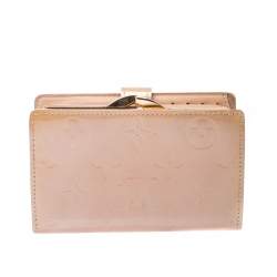 Louis Vuitton Rose Florentine Monogram Vernis French Wallet
