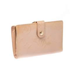 Louis Vuitton Rose Florentine Monogram Vernis French Wallet