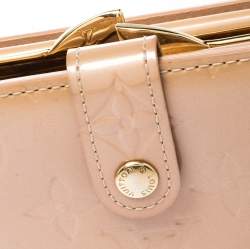 Louis Vuitton Rose Florentine Monogram Vernis French Wallet