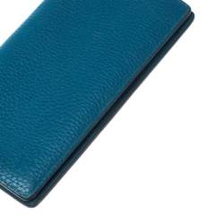 Louis Vuitton Blue Taurillon Leather Brazza Wallet