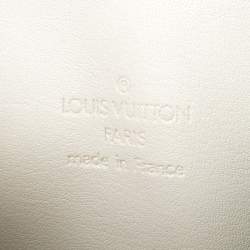 Pre Owned Louis Vuitton Marshmallow Monogram Vernis Bedford Bag
