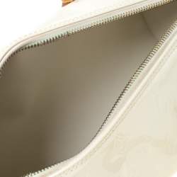 Pre Owned Louis Vuitton Marshmallow Monogram Vernis Bedford Bag