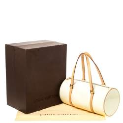Pre Owned Louis Vuitton Marshmallow Monogram Vernis Bedford Bag