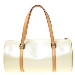 Pre Owned Louis Vuitton Marshmallow Monogram Vernis Bedford Bag