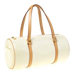 Pre Owned Louis Vuitton Marshmallow Monogram Vernis Bedford Bag