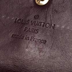Louis Vuitton Rouge Fauviste Monogram Vernis Sarah Continental Wallet