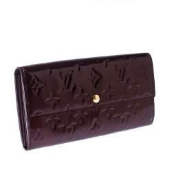 Louis Vuitton Rouge Fauviste Monogram Vernis Sarah Continental Wallet