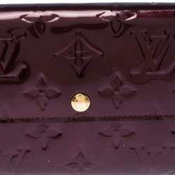 Louis Vuitton Rouge Fauviste Monogram Vernis Sarah Continental Wallet
