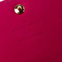 Louis Vuitton Rose Pop Monogram Vernis Sarah Continental Wallet
