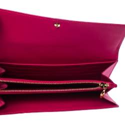 Louis Vuitton Rose Pop Monogram Vernis Sarah Continental Wallet