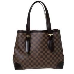 Pre Owned Louis Vuitton Damier Ebene Canvas Hampstead MM Bag