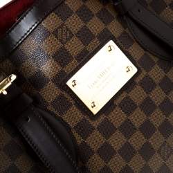 Pre Owned Louis Vuitton Damier Ebene Canvas Hampstead MM Bag