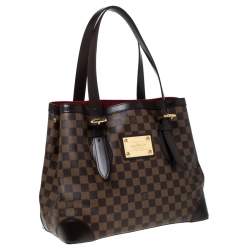 Pre Owned Louis Vuitton Damier Ebene Canvas Hampstead MM Bag