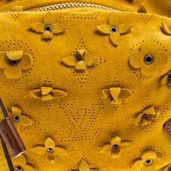 Pre Owned حقيبة لوي فيتون اوناته إصدار محدود فلورز سويدي مونوغرامي صفراء PM