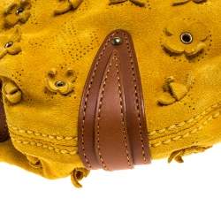 Pre Owned حقيبة لوي فيتون اوناته إصدار محدود فلورز سويدي مونوغرامي صفراء PM