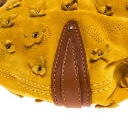 Pre Owned حقيبة لوي فيتون اوناته إصدار محدود فلورز سويدي مونوغرامي صفراء PM