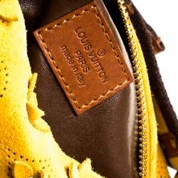 Pre Owned حقيبة لوي فيتون اوناته إصدار محدود فلورز سويدي مونوغرامي صفراء PM