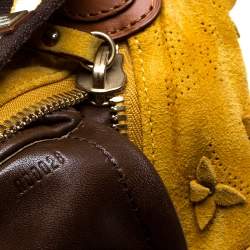 Pre Owned حقيبة لوي فيتون اوناته إصدار محدود فلورز سويدي مونوغرامي صفراء PM