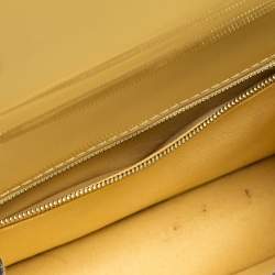 Pre Owned Louis Vuitton Yellow Vernis Leather Monceau BB Bag