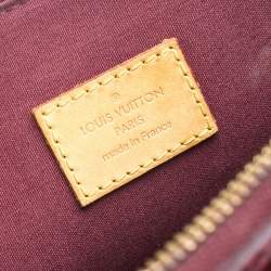 Pre Owned Louis Vuitton Amarante Monogram Vernis Alma GM Bag