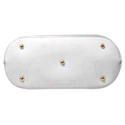 Pre Owned حقيبة لوي فيتون فينيل إيبي بلاج لاغون باي بيضاء GM