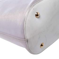 Pre Owned حقيبة لوي فيتون فينيل إيبي بلاج لاغون باي بيضاء GM