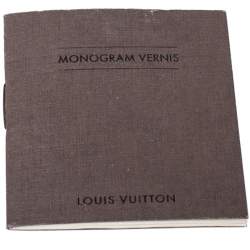 Pre Owned Louis Vuitton Blue Nuit Monogram Vernis Alma GM Bag
