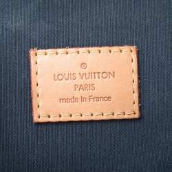 Pre Owned Louis Vuitton Blue Nuit Monogram Vernis Alma GM Bag