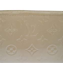 Louis Vuitton Beige Monogram Vernis Zippy Wallet