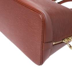 Pre Owned حقيبة لوي فيتون ألما سيان جلد أيبي PM