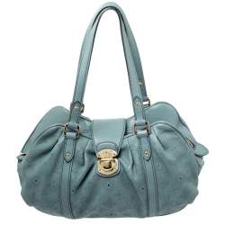 Pre Owned Louis Vuitton Ciel Mahina Leather Lunar PM Bag