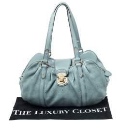 Pre Owned Louis Vuitton Ciel Mahina Leather Lunar PM Bag