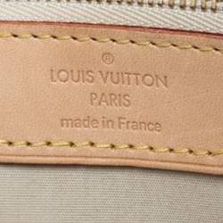 Pre Owned حقيبة لوي فيتون بريه فيرنيه مونوغرامي أبيض لؤلؤي MM